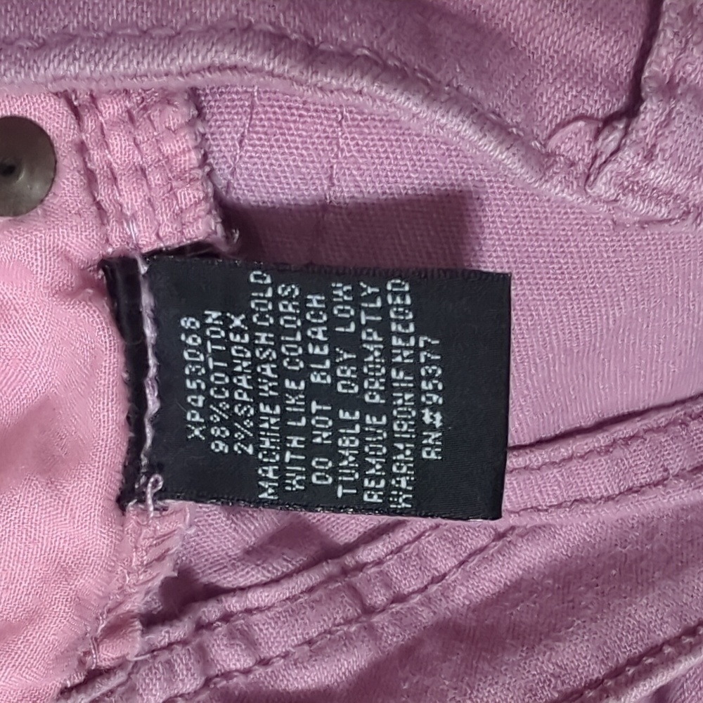 🚨3/$20! Sanctuary Low Rise Ankle Crop Pink Skinny Jeans Size 26 - Picture 5 of 6